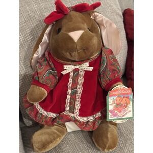 Rabbit Ears Productions Commonwealth Velveteen Rabbit Stuffed Animal 1985 Brown…